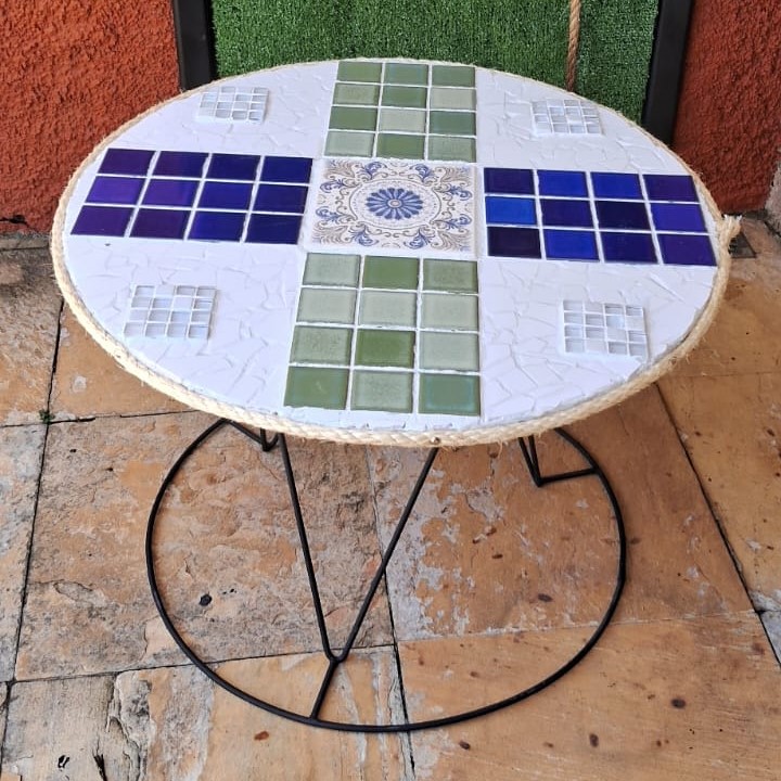 Mesa Mosaico Sevilha - Imagem 2
